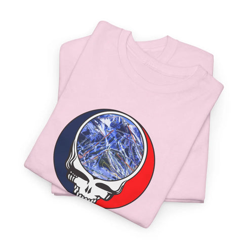 Crested Butte Trail Map Stealie Grateful Dead T-Shirt