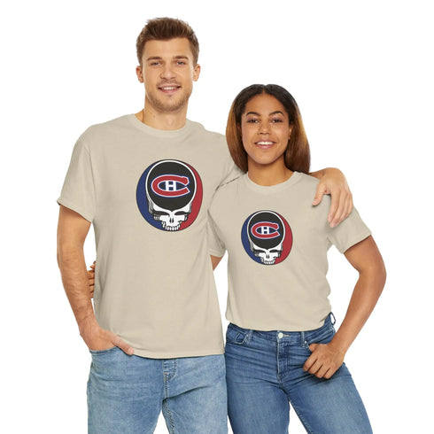 Montreal Canadiens Grateful Dead Steal Your Face T-Shirt Printify