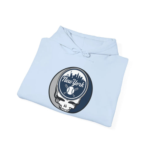 Grateful Dead - Yankees Classic Stealie Unisex Heavy Blend Hoodie - MLB - StealieShop