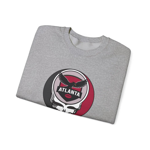 Grateful Dead - Atlanta Falcons Grateful Dead Stealie Crewneck Sweatshirt - StealieShop