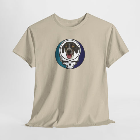 Custom Dog Stealie Unisex Grateful Dead T-Shirt (53)