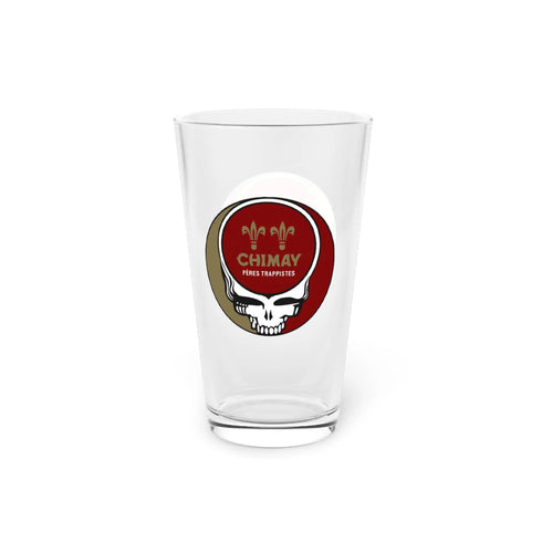 Brasserie de Chimay Grateful Dead Stealie Pint Glass, 16oz - StealieShop