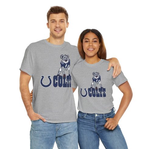Indianapolis Colts Dancing Bear Grateful Dead T-Shirt - NFL - StealieShop