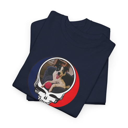 Custom Dog Stealie Grateful Dead T-Shirt