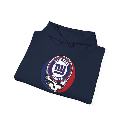 New York Giants Classic Logo Stealie Grateful Dead Hoodie Sweatshirt - NFL