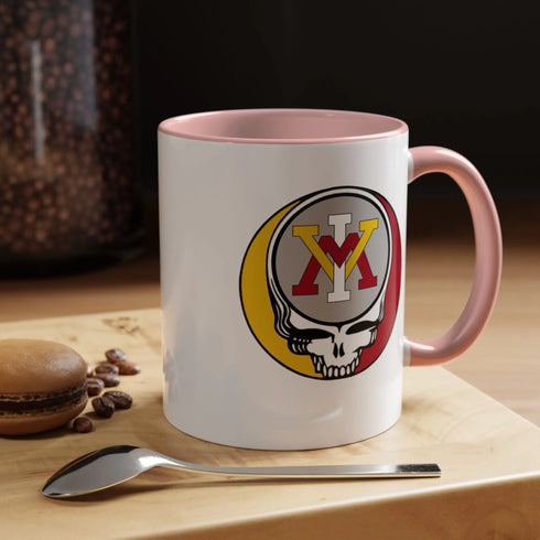 Virginia Military Institute Grateful Dead Stealie Coffee Mug (11oz or 15oz) - StealieShop