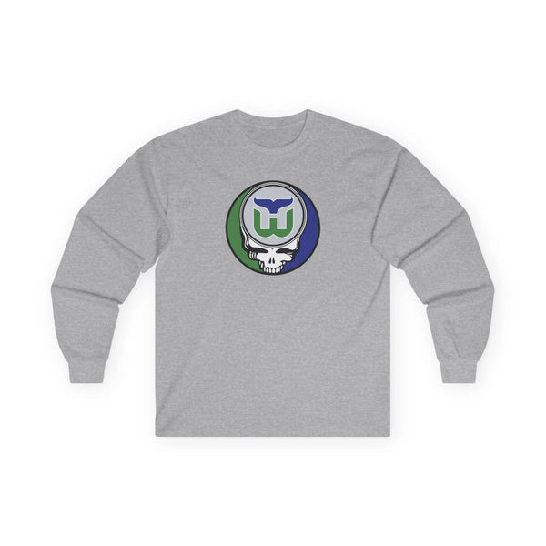 Grateful Dead - Hartford Whalers Grateful Dead Long Sleeve Tee - NHL - StealieShop