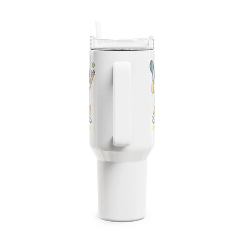 Grateful Dead - Servin' Jerry Life is dead. "Fat Man" Tumbler, Double Insulated 40oz Travel Mug - StealieShop