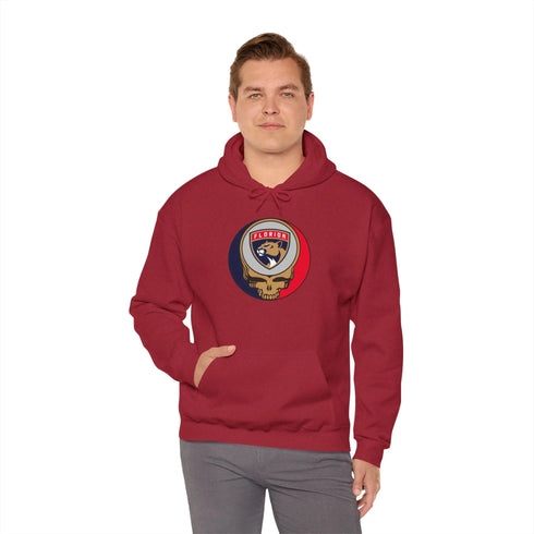 Florida Panthers Grateful Dead Unisex Heavy Blend Hoodie StealieShop