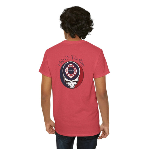 Elizabeth Fire Department Grateful Dead T-Shirt StealieShop