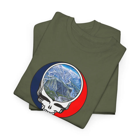 Ride Heavenly Trail Map Stealie Grateful Dead T-Shirt
