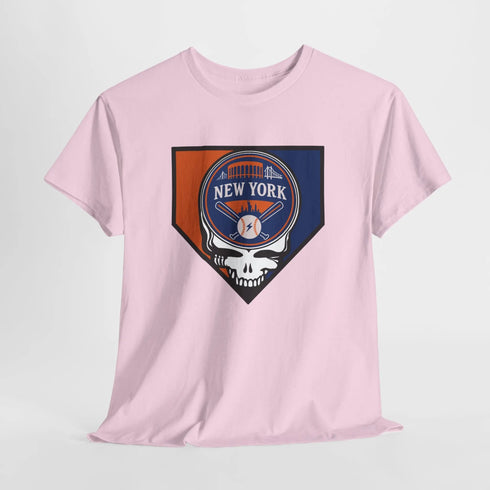 Grateful Dead - Home Run Collection: New York Edition Classic Stealie T-Shirt - MLB - StealieShop