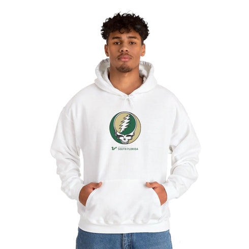 University of South Florida Grateful Dead Unisex Heavy Blend Hoodie - USF Hooded Sweatshirt - StealieShop