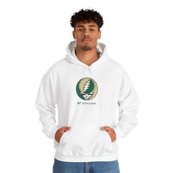 University of South Florida Grateful Dead Unisex Heavy Blend Hoodie - USF Hooded Sweatshirt - StealieShop