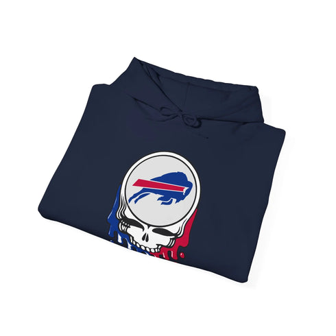 Buffalo Bills Dripping Stealie Unisex Hoodie - NFL Printify