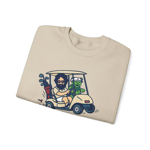 Grateful Dead - Joy Ridin' Jerry and The Bear | Life is dead. Crewneck Sweatshirt - StealieShop