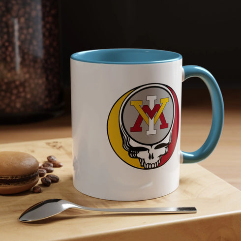 Virginia Military Institute Grateful Dead Stealie Coffee Mug (11oz or 15oz) - StealieShop
