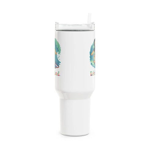 Grateful Dead - Surfin' Jerry - Life is dead. "Fat Man" Tumbler, Double Insulated 40oz Travel Mug - StealieShop