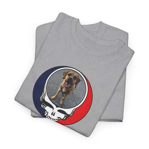 Custom Dog Stealie Grateful Dead T-Shirt