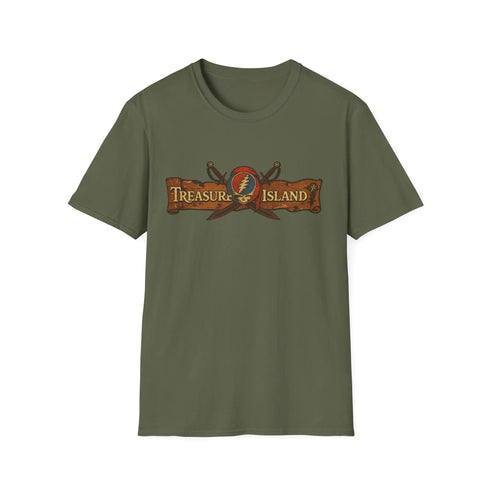 Grateful Dead - Treasure Island Stealie Grateful Dead T-Shirt - StealieShop