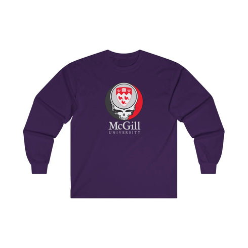 McGill University Grateful Dead Long Sleeve Tee StealieShop