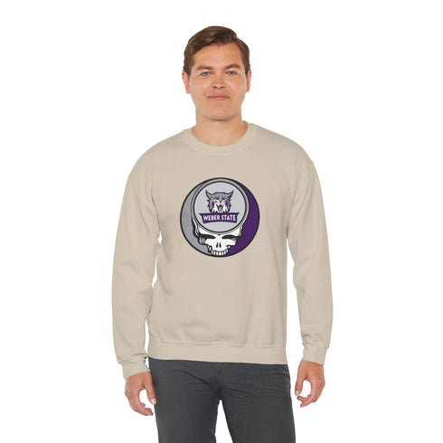 Grateful Dead - Weber State University Stealie Crewneck Sweatshirt - StealieShop