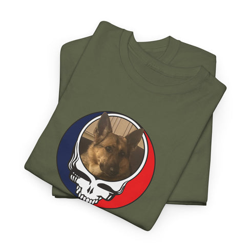 Custom Dog Stealie Unisex Grateful Dead T-Shirt (109)