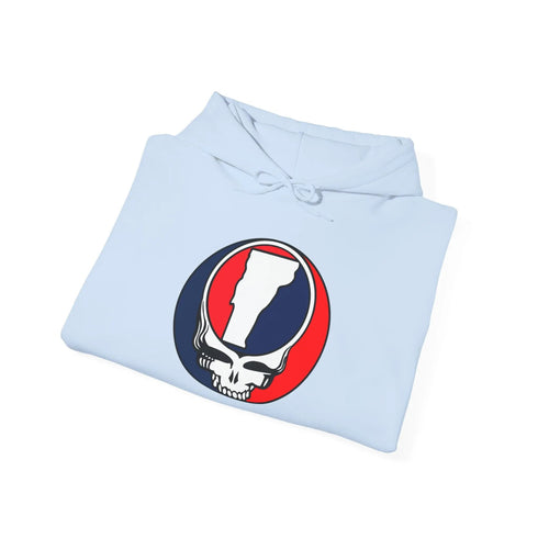 Vermont Map Stealie Grateful Dead Hoodie
