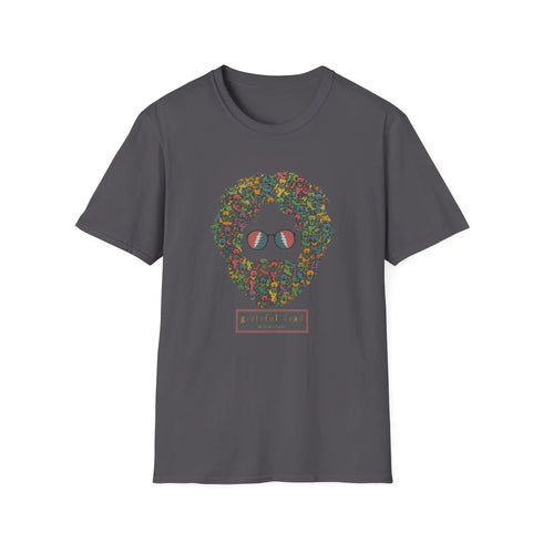 Grateful Dead - Jerry Garcia Dancing Bears Face - Vineyard Collection Grateful Dead TShirt - StealieShop