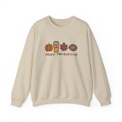 Life is dead. Happy Thanksgiving Unisex Crewneck Sweatshirt