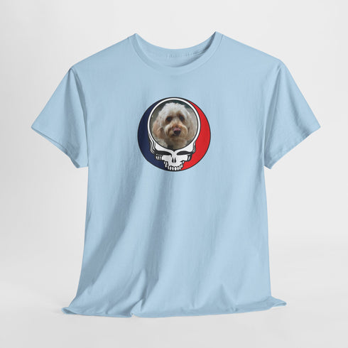 Custom Dog Stealie Unisex Grateful Dead T-Shirt (135)