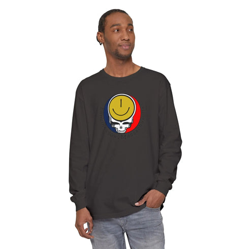 Longmeadow, MA Garment-Dyed Long Sleeve T-Shirt StealieShop