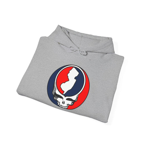 New Jersey Map Stealie Unisex Heavy Blend Hoodie