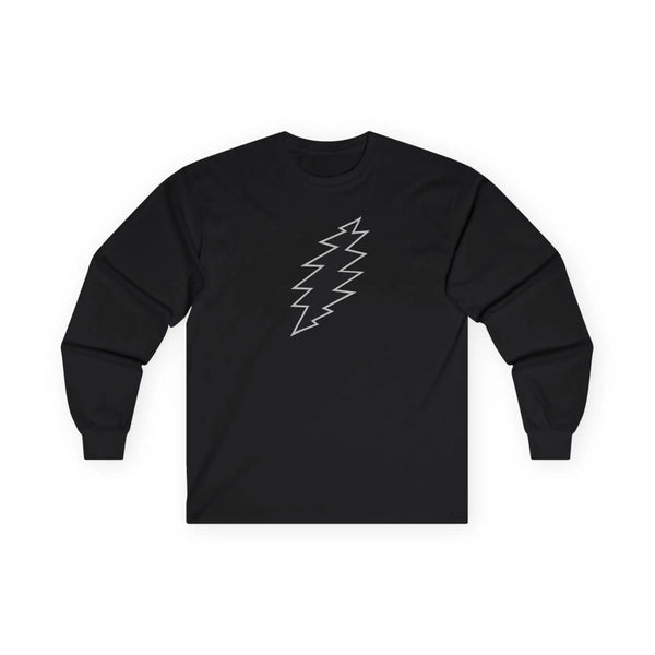 Grateful Dead - Black Bolt Ultra Cotton Long Sleeve Tee - StealieShop