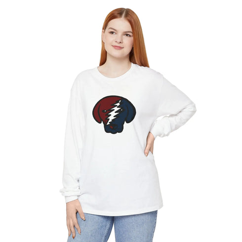 Grateful Dead - Stealie Pup Vineyard Collection Unisex Garment-dyed Long Sleeve - StealieShop