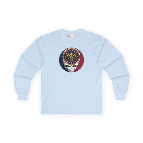 Denver Nuggets Grateful Dead Long Sleeve Tee - NBA StealieShop