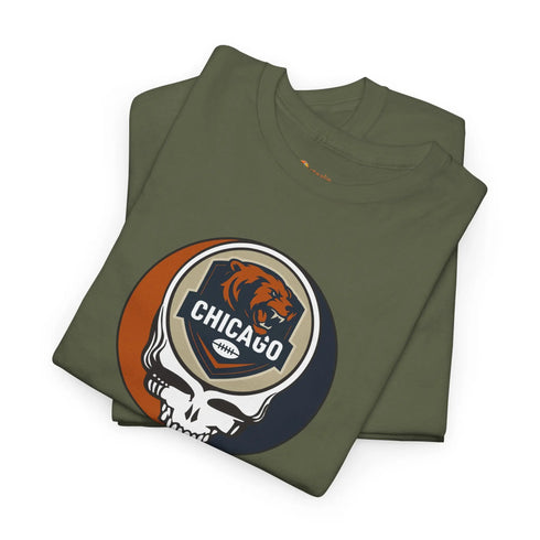 Grateful Dead - Chicago Bears Stealie Grateful Dead Steal Your Face T-Shirt - NFL - StealieShop