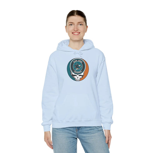 San Jose Sharks Grateful Dead Unisex Heavy Blend Hoodie StealieShop
