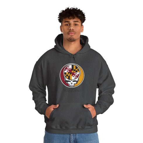 University of Maryland Grateful Dead Unisex Heavy Blend Hoodie StealieShop