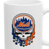 New York Mets Logo Dripping Stealie Grateful Dead Coffee Mug