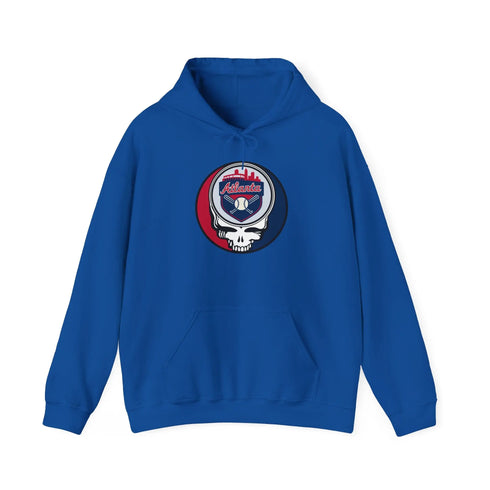 Grateful Dead - Atlanta Braves Grateful Dead Unisex Heavy Blend Hoodie - Hooded Sweatshirt - StealieShop