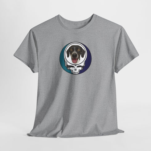 Custom Dog Stealie Unisex Grateful Dead T-Shirt (53)