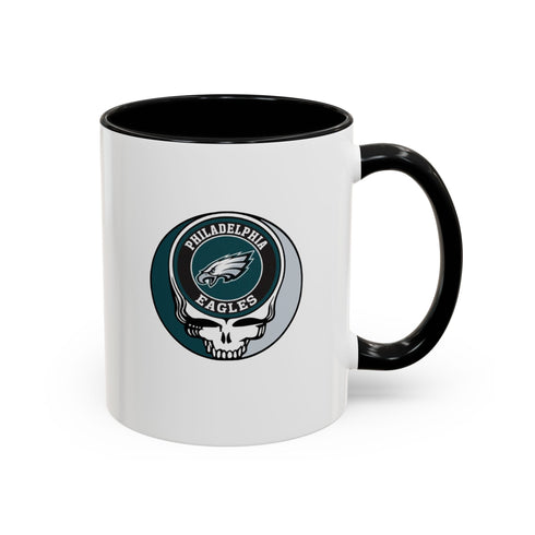 Grateful Dead - The Gridiron Collection: Philadelphia Eagles Grateful Dead Stealie Coffee Mug - StealieShop