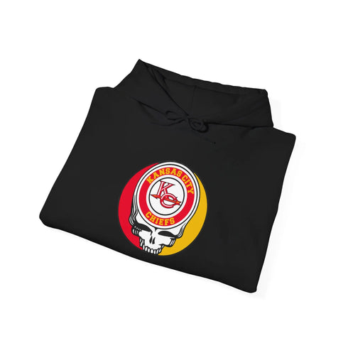 Grateful Dead - Kansas City Chiefs Grateful Dead Hooded SweaT-Shirt - StealieShop