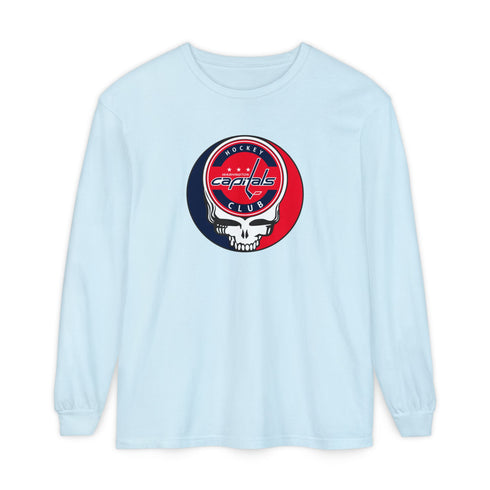 Washington Capitals Vineyard Collection Unisex Garment-Dyed Long Sleeve T-Shirt