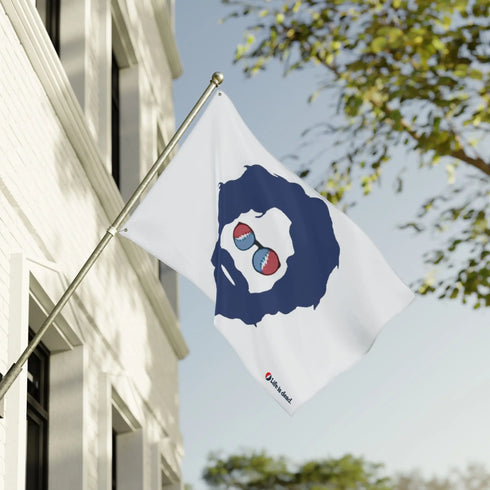 Life is dead.® Jerry Garcia Double Sided Flag Grateful Dead