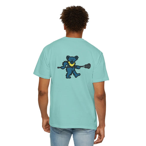 Lax Bear Unisex Garment-Dyed T-shirt - StealieShop