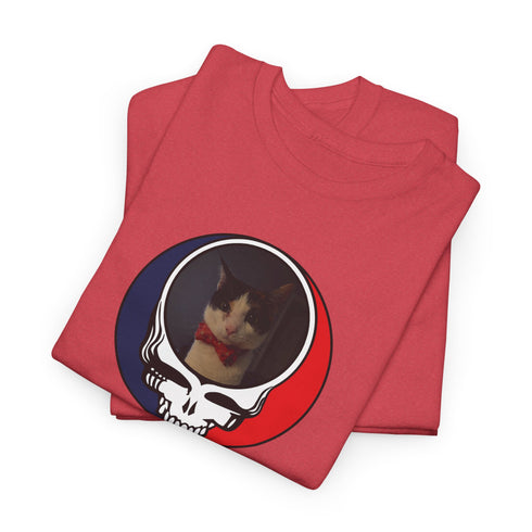 Custom Cat Stealie Unisex Grateful Dead T-Shirt (58)