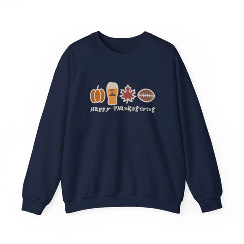 Life is dead. Happy Thanksgiving Unisex Crewneck Sweatshirt