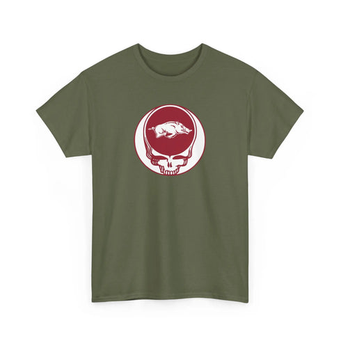 Grateful Dead - Arkansas Razorbacks Grateful Dead Steal Your Face T-Shirt - StealieShop